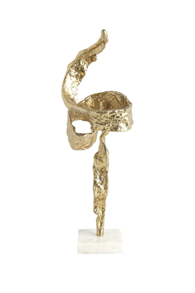 Brass Twist Sculpture